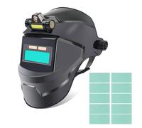 Maschera per Saldatura con Casco per Saldatura Auto Oscurante con Luce LED,2812