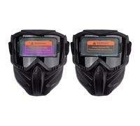 Maschera per saldatura, speciale maschera per saldatura e taglio - Casco per saldatura integrale rimovibile anti-raggi UV - Protezione viso traspirante, movimento testa di copertura completa per
