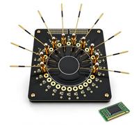 Maschera per sonda per circuito stampato, diametro ago 0,8 mm | Strumento di test del segnale multiposizione, test di punti PCB, 10 perni dell'ago, schede di memoria e chip