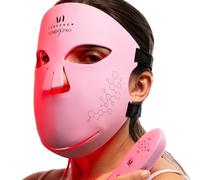Maschera per terapia della luce LED approvata dalla FDA, 4 colori (infrarossi e rossa), per terapia della luce termale, per una pelle più luminosa