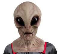 Maschera Per Testa Aliena - Casco Per Creatura Con Copertura Integrale In Lattice, Aspetto Dettagliato Del Mostro Spaziale | Spaventoso Costume Da Essere Galattico Per Il Festival Di Halloween, Parata