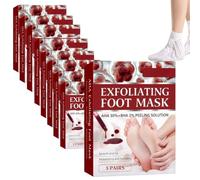 Maschera piede peeling pesca, maschera piedi idratante con noce di cocco, cura per calli e pelli morte, piede idratante, esfoliante, callus peeling piedi