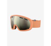Maschera POC Fovea Mid arancione pallido con lente Clarity Universal Party Sunny Ivory