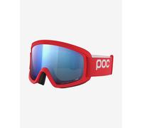 Maschera POC Opsin rosso con lente Clarity Partly Sunny Blue