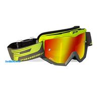 MASCHERA PROGRIP 3201-347fl OCCHIALI MOTO CROSS ENDURO ATV LENTE SPECCHIATA