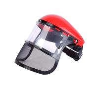 Maschera protettiva di sicurezza in PVC montata sulla testa, anti-schizzi, anti-polvere, for tagliare il cappello, evitare la maschera di protezione dello schermo facciale(A2)