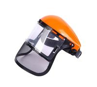 Maschera protettiva di sicurezza in PVC montata sulla testa, anti-schizzi, anti-polvere, for tagliare il cappello, evitare la maschera di protezione dello schermo facciale(A1)