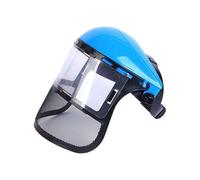 Maschera protettiva di sicurezza in PVC montata sulla testa, anti-schizzi, anti-polvere, for tagliare il cappello, evitare la maschera di protezione dello schermo facciale(A4)