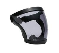 Maschera protettiva integrale per il viso, protezione per il viso integrale con apertura di ventilazione, schermo altamente elastico, lavabile, antigoccia, copertura trasparente