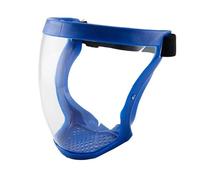 Maschera protettiva trasparente che protegge efficacemente la copertura protettiva attiva, occhiali riutilizzabili e supporti protettivi(Blue)