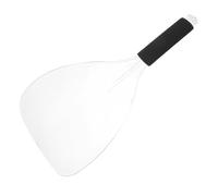 Maschera Protettiva Trasparente per Chioma 1 Pezzo, Bianco | Schermo Facciale a Ventaglio, Plastica Pc, Manico Antiscivolo Staccabile, per Taglio e Colorazione