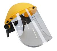 Maschera protezione viso di sicurezza visiera pieghevole protezione occhi tra...