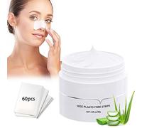 Maschera Punti Neri Rimozione, Blackhead Remover, per Viso, Cerotti Naso, Strisce Rimuovi Punti Neri, Deep Cleansing Pore Strips With 60 Sheets Papers, 30g