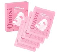 Maschera Quasi Collagen Glow up 2.0, Maschera Viso Quasi Bio Collagen for La Notte, Maschere Idratanti Profonde for Pelle Rassodata, Riduzione Delle Rughe E Minimizzazione Dei Pori(2Box 8Pcs)