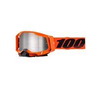 100 Percent Racecraft 2 Neon Orange, occhiali a specchio male Arancione/Nero Argento A Specchio