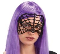 Carnival Toys Maschera Ragnatela Intagliata in Tessuto