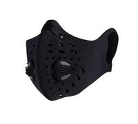 Maschera respiratore, maschera per polvere di carbonio attivata inquinamento anti -polline allergeni Filtrati di gas di scarico del viso PM2.5 Per il ciclo in esecuzione Tenere caldo, nero, respirazi