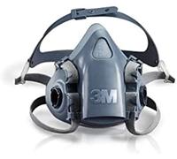 Maschera Respiratore Semimaschera 3M 7502 per GAS e VAPORI e POLVERI taglia M