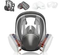 Maschera respiratoria a pieno facciale con filtri, copertura integrale, ampio campo visivo e copertura antigas per la protezione degli occhi, segno di polvere di vapore organico per verniciatura