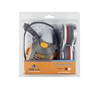 MASCHERA RESPIRATORIA BIFILTRO 'VULCANO' IN KIT con coppia filtri A2P3