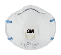3M™ Respiratore monouso 8822SP, FFP2 NR D, con valvola, Certificato EN sicurezza