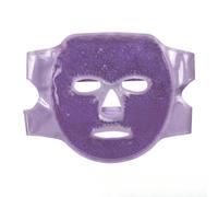 Maschera rinfrescante per terapia del caldo/freddo, con perline in gel, per alleviare emicrania, occhi gonfi, dolore sinusale, acne, mal di testa e recupero post-operatorio (viola)