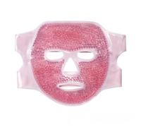 Maschera rinfrescante per terapia del caldo/freddo, con perline in gel, per alleviare l'emicrania, occhi gonfi, dolore sinusale, acne, mal di testa e recupero post-operatorio (rosa)