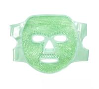 Maschera rinfrescante per terapia del caldo/freddo, con perline in gel, per alleviare l'emicrania, occhi gonfi, dolore sinusale, acne, mal di testa e recupero post-operatorio (verde)