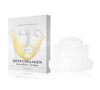 Maschera Rinnovatrice Profonda al Collagene e Retinolo, confezione da 4 - Design aderente al viso, migliora la texture della pelle, idrata in profondità e restituisce una pelle morbida e luminosa.