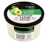 Maschera Riparatrice Per Capelli AVOCADO & HONEY. 98% Di Origine Naturale 250ml