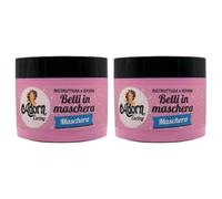 Maschera Ristruttura e Ripara, Belli in Maschera, Capelli Sani e Morbidi, Formato da 300ml (2 Unità)