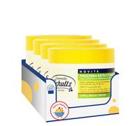 Maschera Ristrutturante Capelli con Camomilla, Pappa Reale e Germe di Grano - 300 ml kit con Spugna Brandizzata SPESA & RISPARMIO Inclusa - Variazioni 4/6/8/10 Pezzi (4)