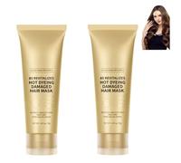 Maschera rivitalizzante per capelli in 8 secondi, crema alla cheratina, riparatrice per permanente e tinta, trattamento lisciante, adatta a tutti i tipi di capelli