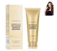 Maschera rivitalizzante per capelli in 8 secondi, crema alla cheratina, riparatrice per permanente e tinta, trattamento lisciante, adatta a tutti i tipi di capelli