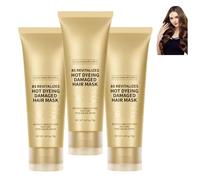 Maschera rivitalizzante per capelli in 8 secondi, crema alla cheratina, riparatrice per permanente e tinta, trattamento lisciante, adatta a tutti i tipi di capelli