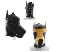 MASCHERA SADOMASO CANE PER GIOCHI dog schiavo sottomissione ESTREMA
