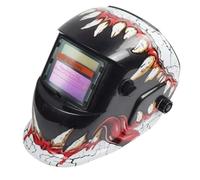Maschera Saldatura Automatica,Leggero/Peso Ridotto Casco da saldatura con cambio automatico della luce solare, casco, maschera protettiva for(Red)