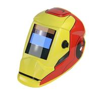 Maschera Saldatura Automatica,Leggero/Peso Ridotto Maschera protettiva for saldatura con oscuramento completamente automatico e solare a doppio LCD, casco for, da testa(TRUE COLOE)