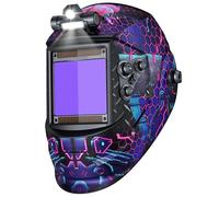 Maschera Saldatura Autoscurante,Casco Saldatura Casco da saldatura con oscuramento automatico, alimentato ad energia solare, maschera saldatore a colori reali(AR-WC041)