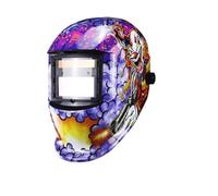 Maschera Saldatura Autoscurante, Casco Saldatura Protezione for saldatura Casco protettivo for Maschera oscurante solare completamente automatica(B,True Color)