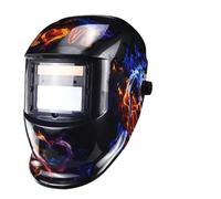 Maschera Saldatura Autoscurante, Casco Saldatura Protezione for saldatura Casco protettivo for Maschera oscurante solare completamente automatica(C,True Color)