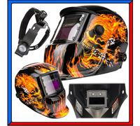 Maschera Saldatura Autoscurente Automatica LCD Casco Saldatrice Professionale