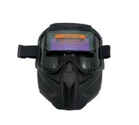 Maschera Saldatura Leggera, Occhiali da saldatura auto-oscuranti, fascia regolabile, maschera saldatore staccabile, protezione for il viso di tipo diviso resistente(A)