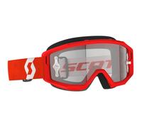 Maschera Scott Primal Clear - Rosso Trasparente / Rosso