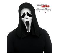 Maschera Scream Ufficiale Ghostface Fun World Licenza Halloween Bianca