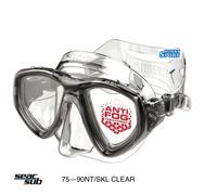MASCHERA SEAC SUB CLEAR MASK S/KL SILICONE APNEA - SNORKELING 75-90NT ANTIFOG