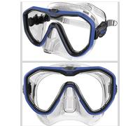Maschera Seac Sub Modello Appeal Blue Silicone Trasparente