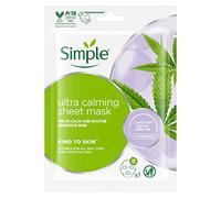 Maschera semplice ultra calmante foglio