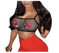 Maschera Sexy Donna Hot per Sesso Sexy Toy Donna Biancheria Intima Anello in Acciaio Pigiama Giarrettiera Pigiameria in Pizzo Set per Coppie Completo Pizzo Rosso Black L