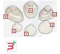 MASCHERA SILICONE VENTILAZIONE 0